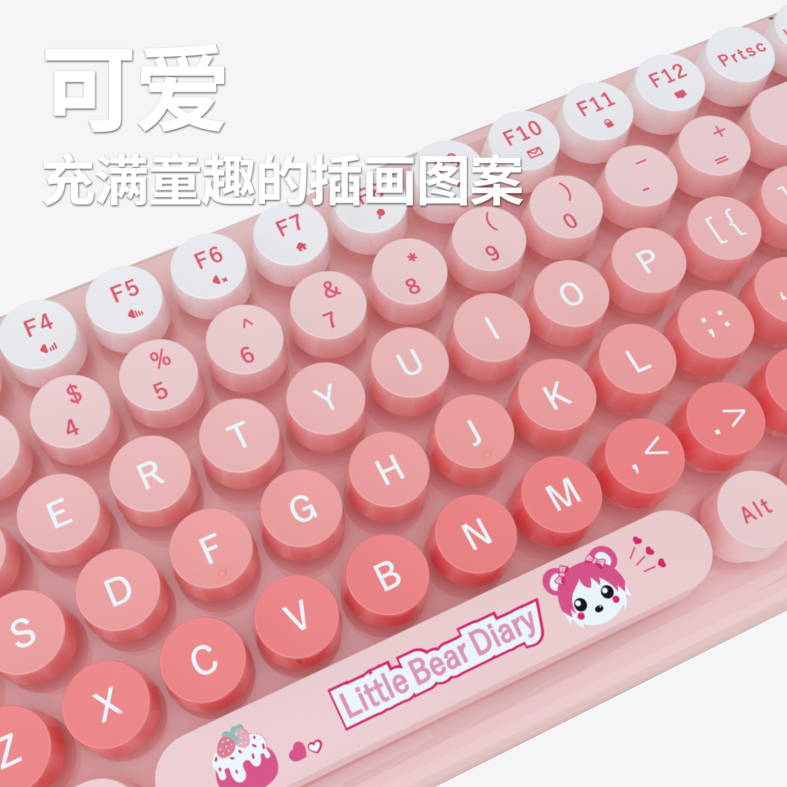 Candy混彩键鼠套装