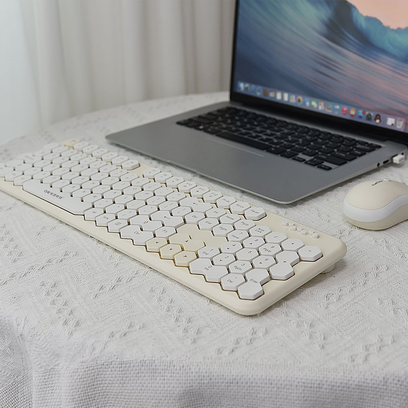 honeyS纯色无线键鼠套装