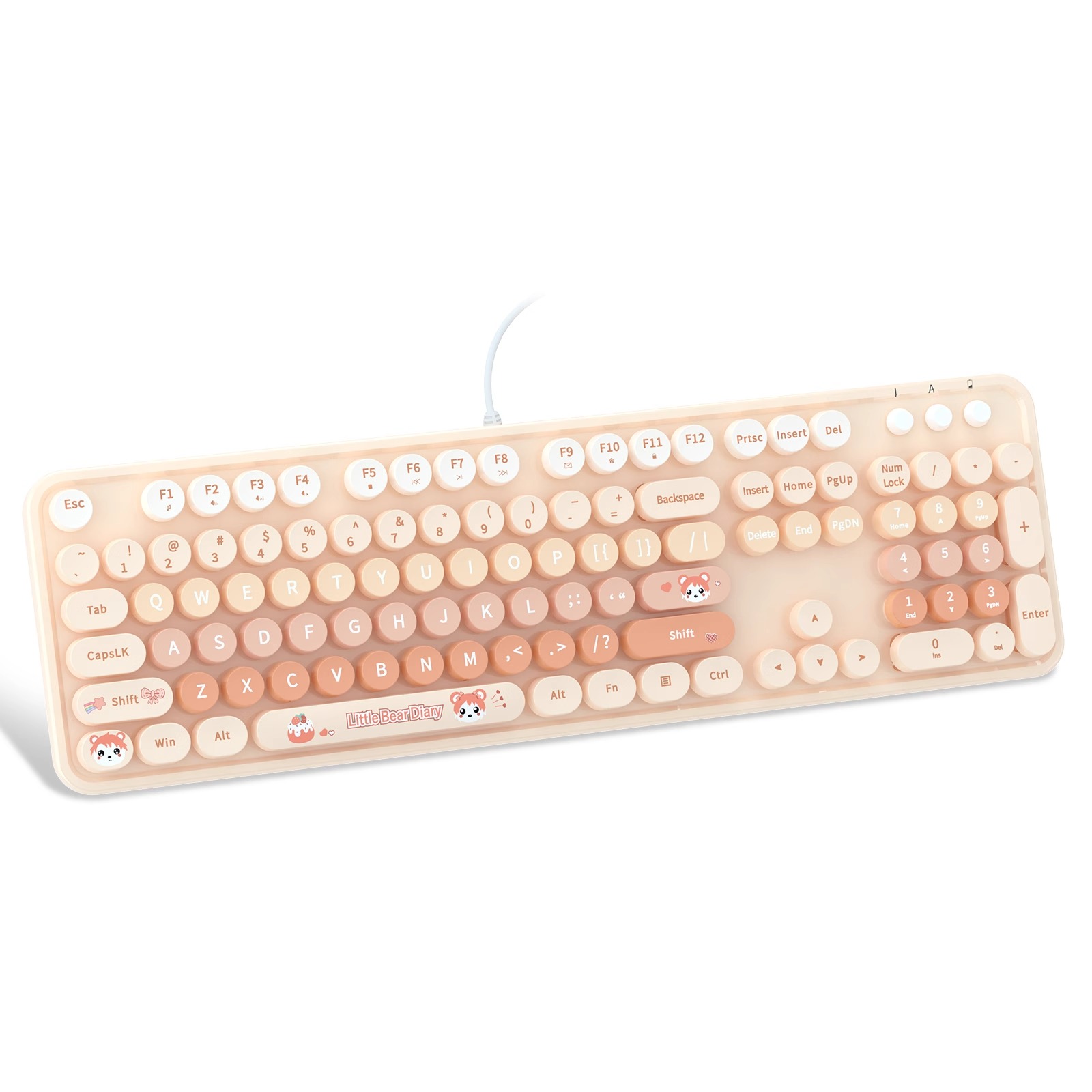 sweet有线混彩单键盘